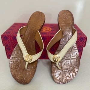 Tory Burch Bleach/Cream "Thora" Style 50008667 Sandals
